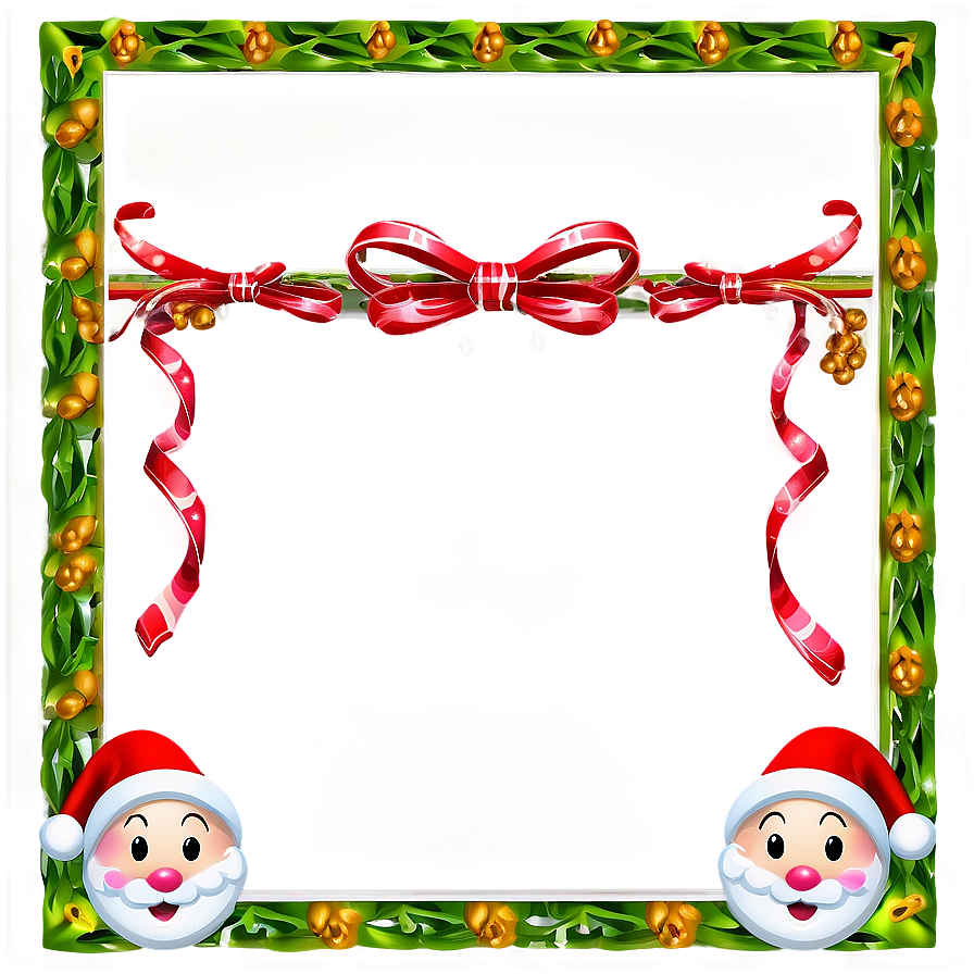 Christmas Decoration Frame Png 05252024