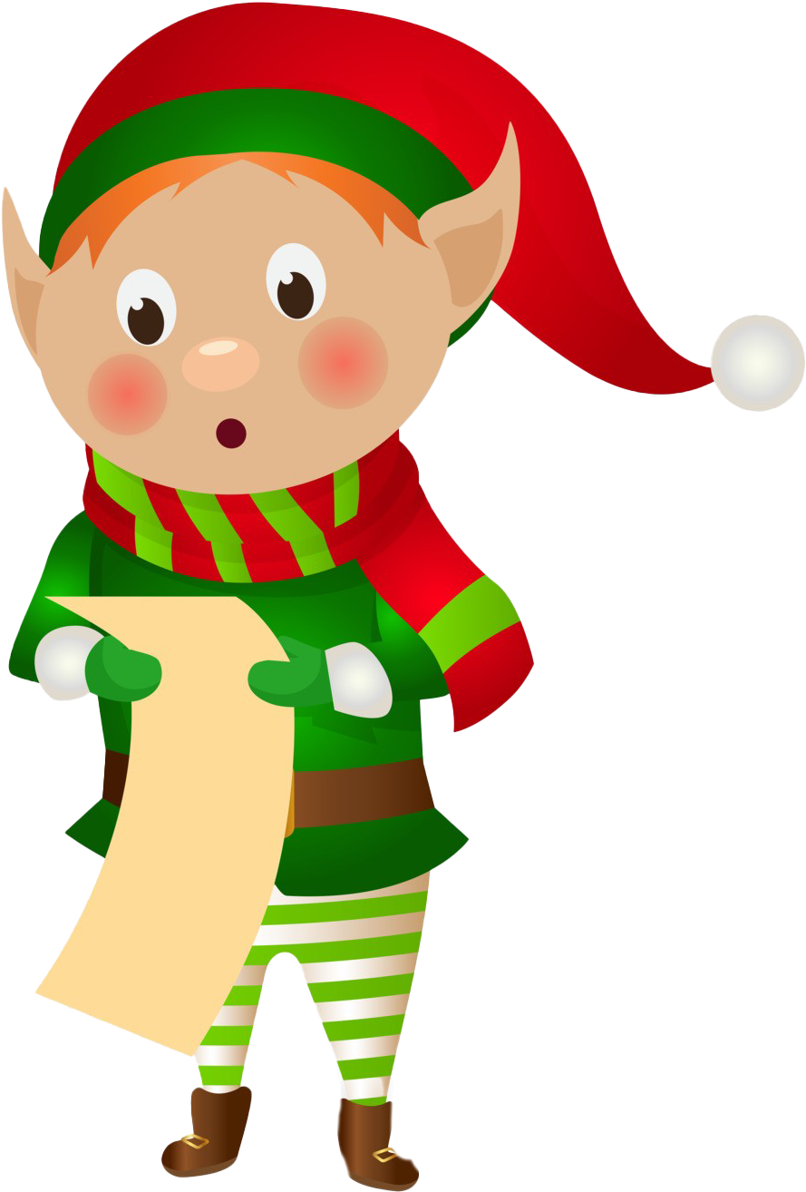 Christmas Elf Cartoon Character