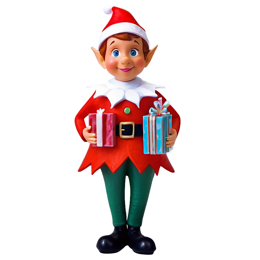 Christmas Elf Shelf Figure Png 05242024