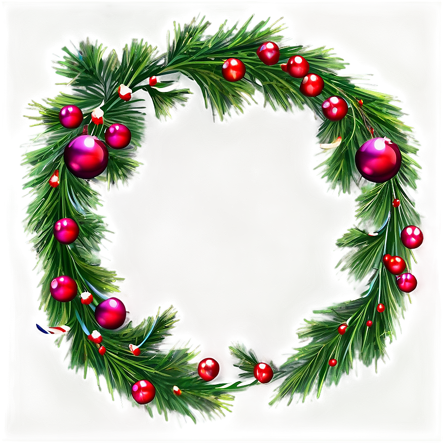 Christmas Garland Border Png 26