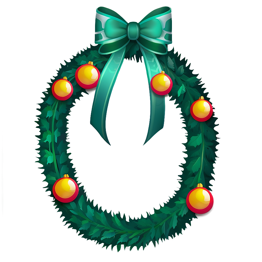 Christmas Garland Decoration Png 06292024