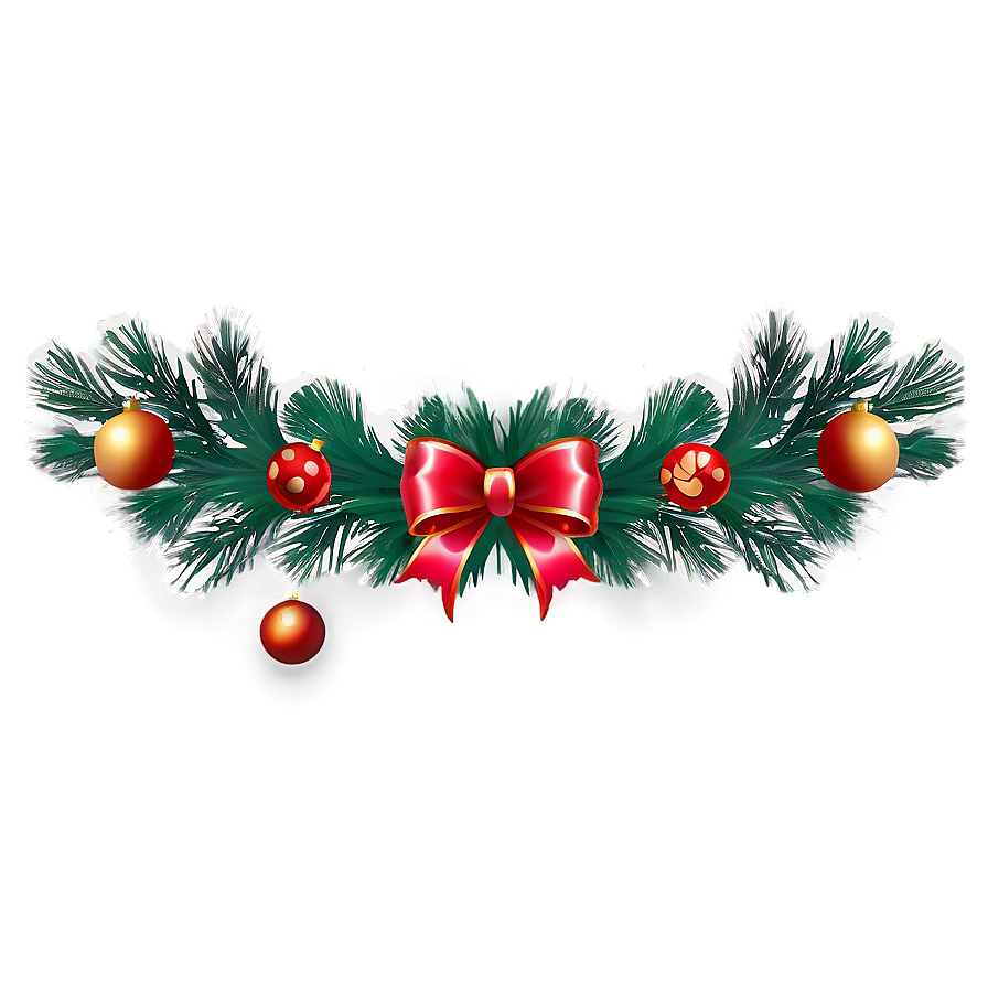 Christmas Garland Decoration Png 41