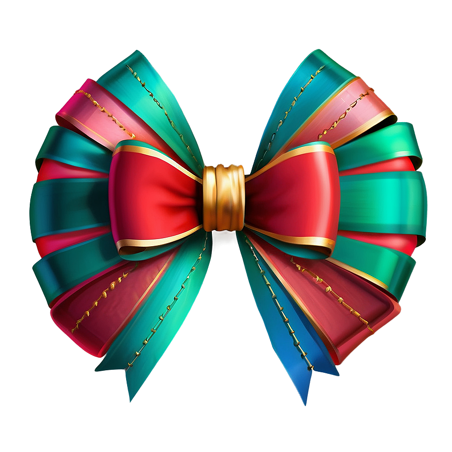 Christmas Gift Bow Png 06132024