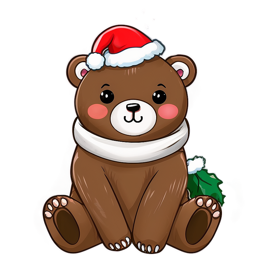 Christmas Kawaii Bear Png Vds