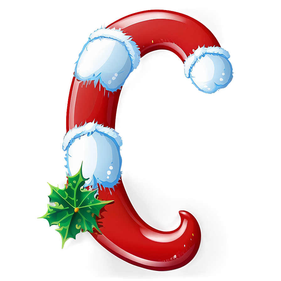 Christmas Letter C Png Pkh42