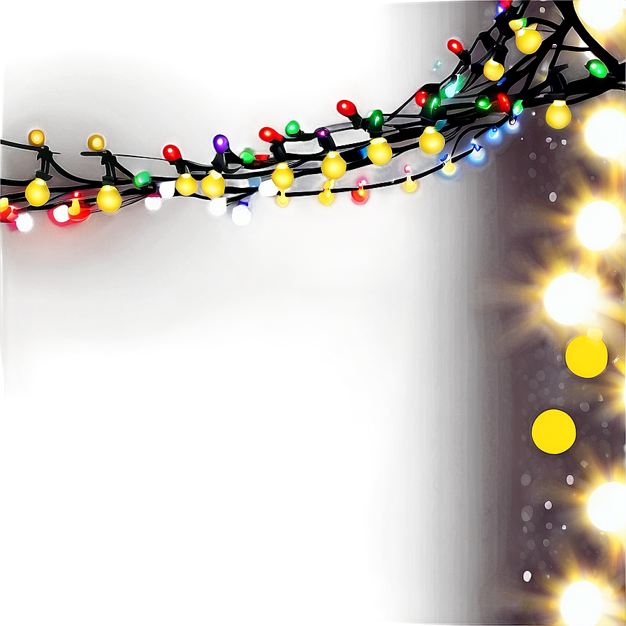 Christmas Lights Background Png Rsv