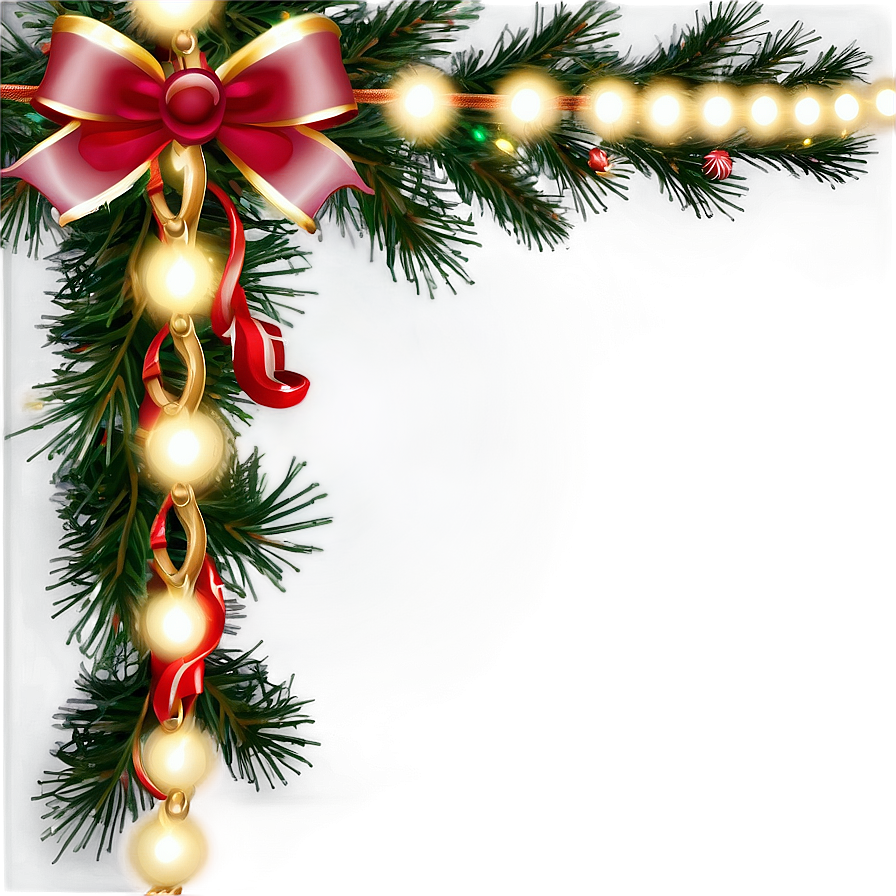 Christmas Lights Border Png Kjb45