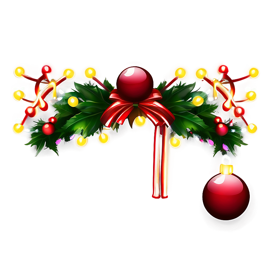 Christmas Lights Decoration Png 06292024