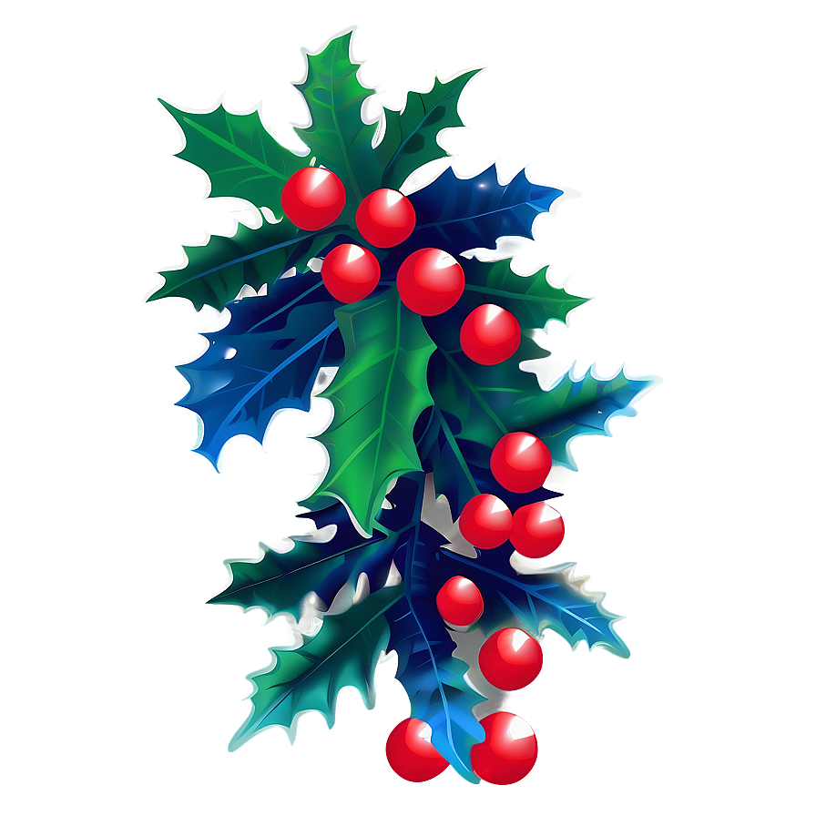 Christmas Mistletoe Silhouette Png Vau