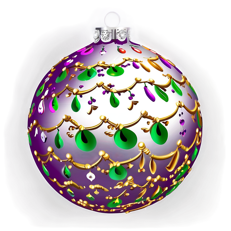 Christmas Ornament Ball Png 05242024