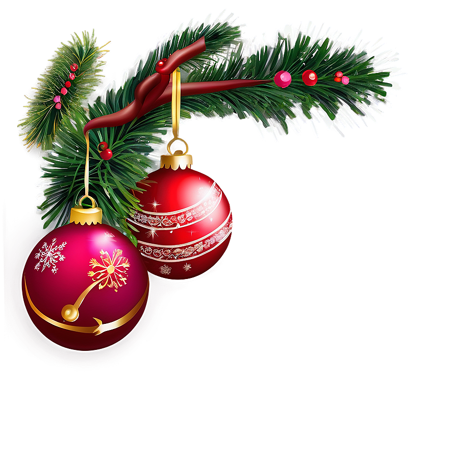 Christmas Ornament Clipart Png 06292024