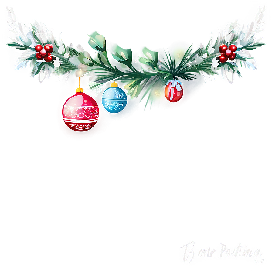 Christmas Page Divider Png Bpq