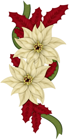 Christmas Poinsettia Decoration