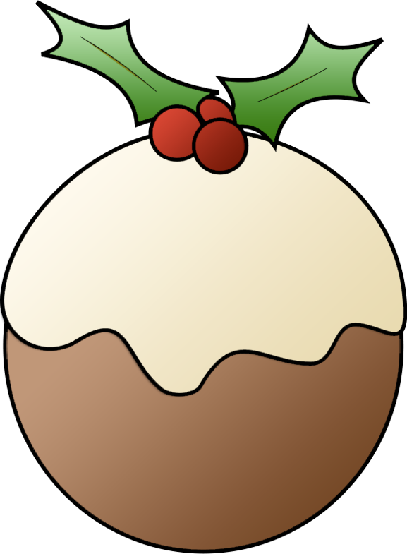 Christmas Pudding Clip Art