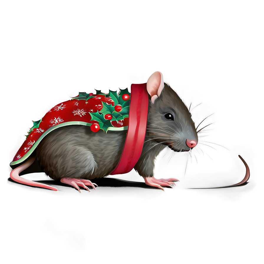 Christmas Rat Png Fsc81