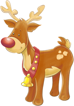 Christmas Reindeer Cartoon