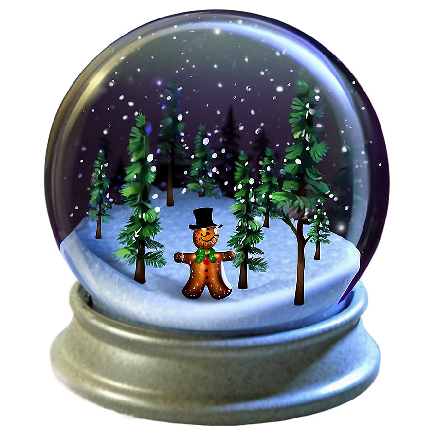 Christmas Snow Globe Wonderland Png Var29