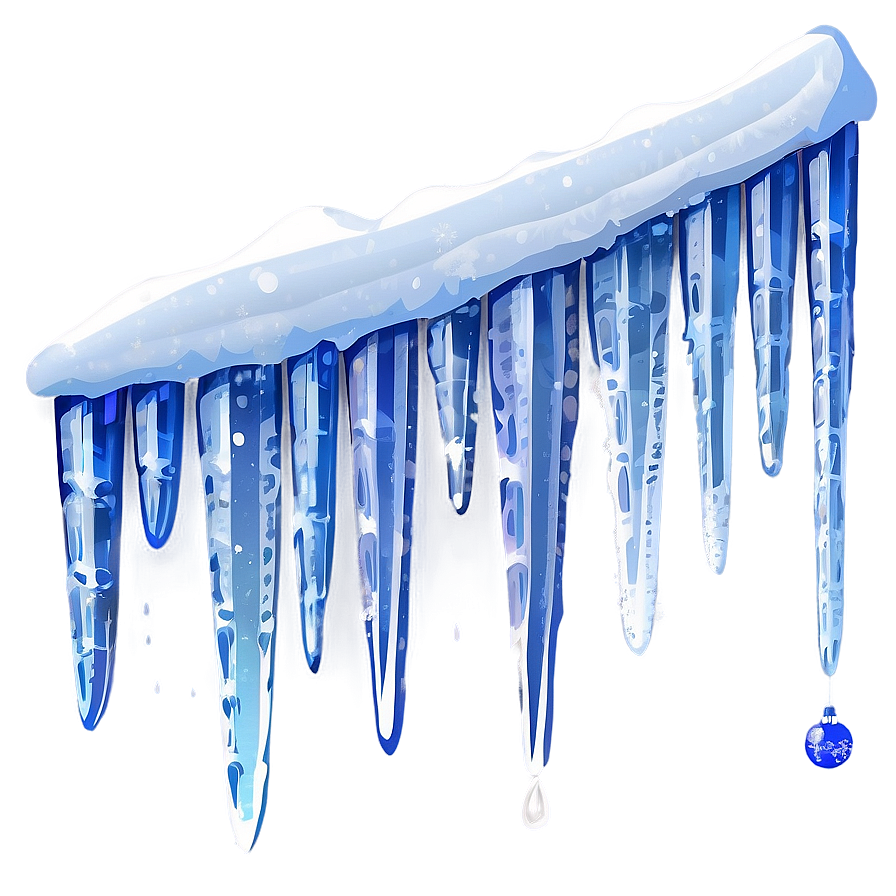 Christmas Snow Icicles Png 43