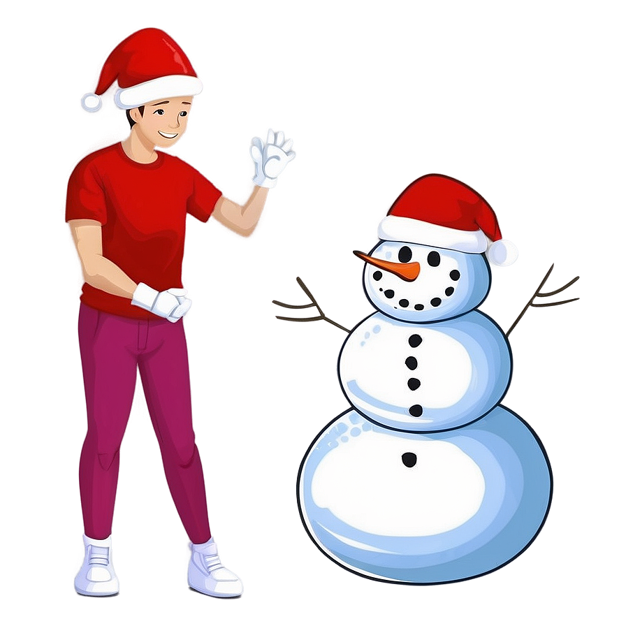 Christmas Snowball Fight Png Prn