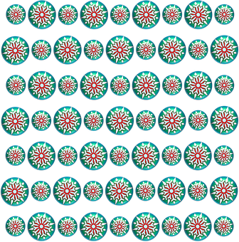 Christmas Snowflake Pattern Background