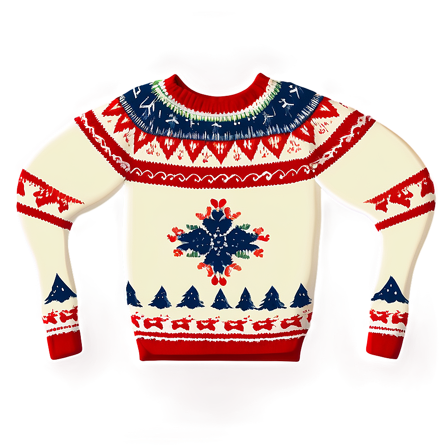 Christmas Sweater Pattern Png 05032024