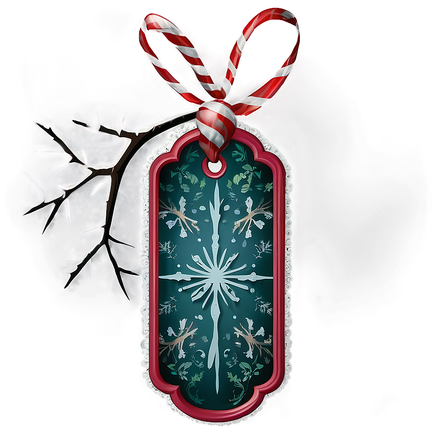 Christmas Tag Design Png 06282024