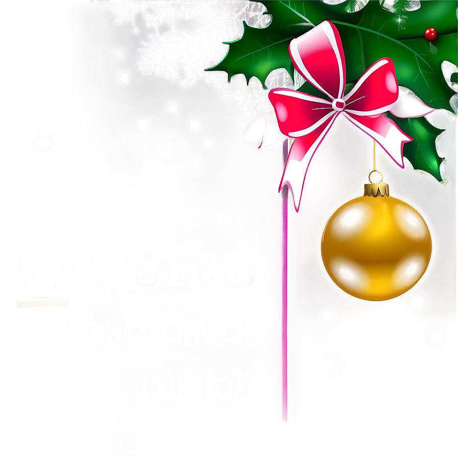 Christmas Theme Corner Png 1