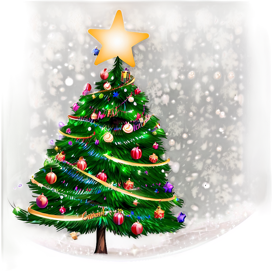 Christmas Tree Art Png Rhn65