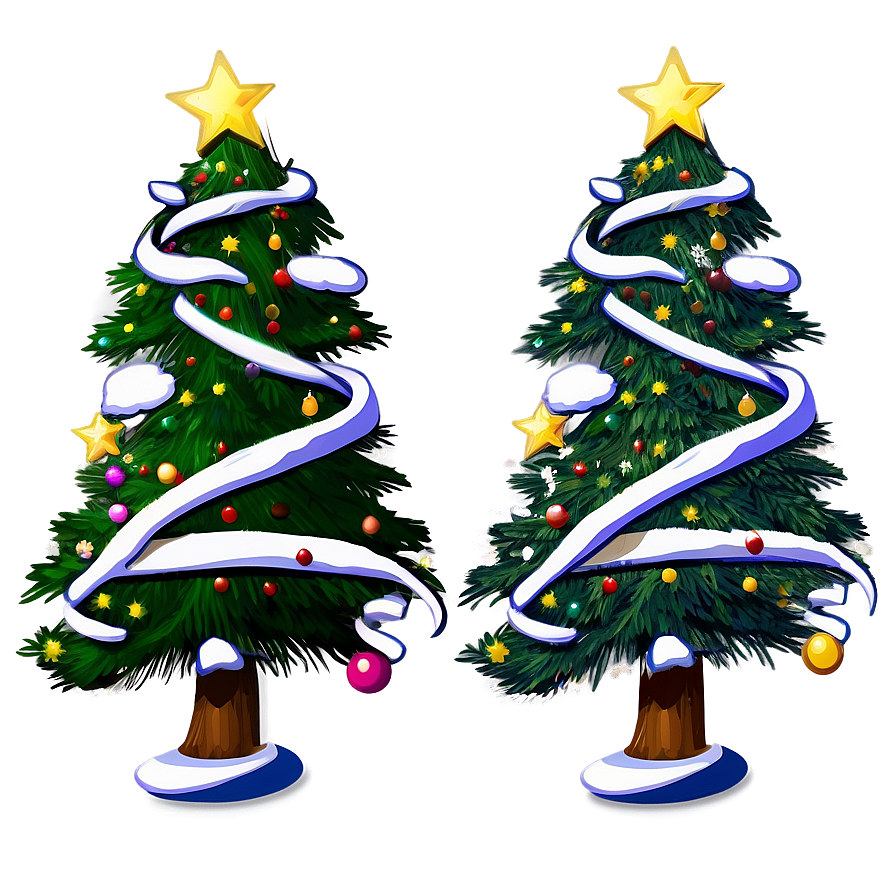 Christmas Tree Art Png Wur86