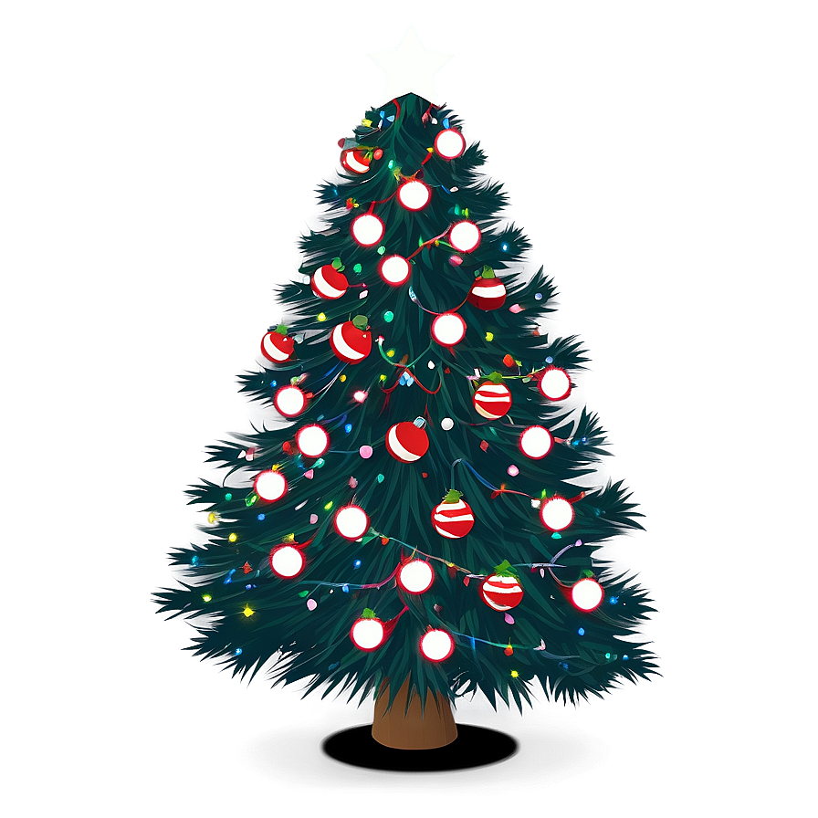 Christmas Tree Clipart Png 04292024