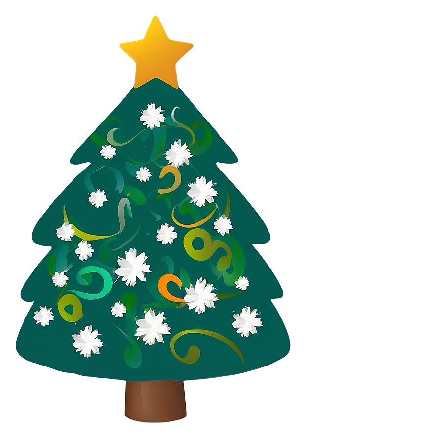 Christmas Tree Design Png Uef66