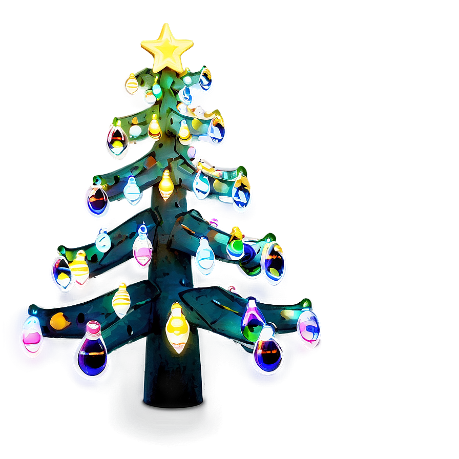 Christmas Tree Lights Png 79