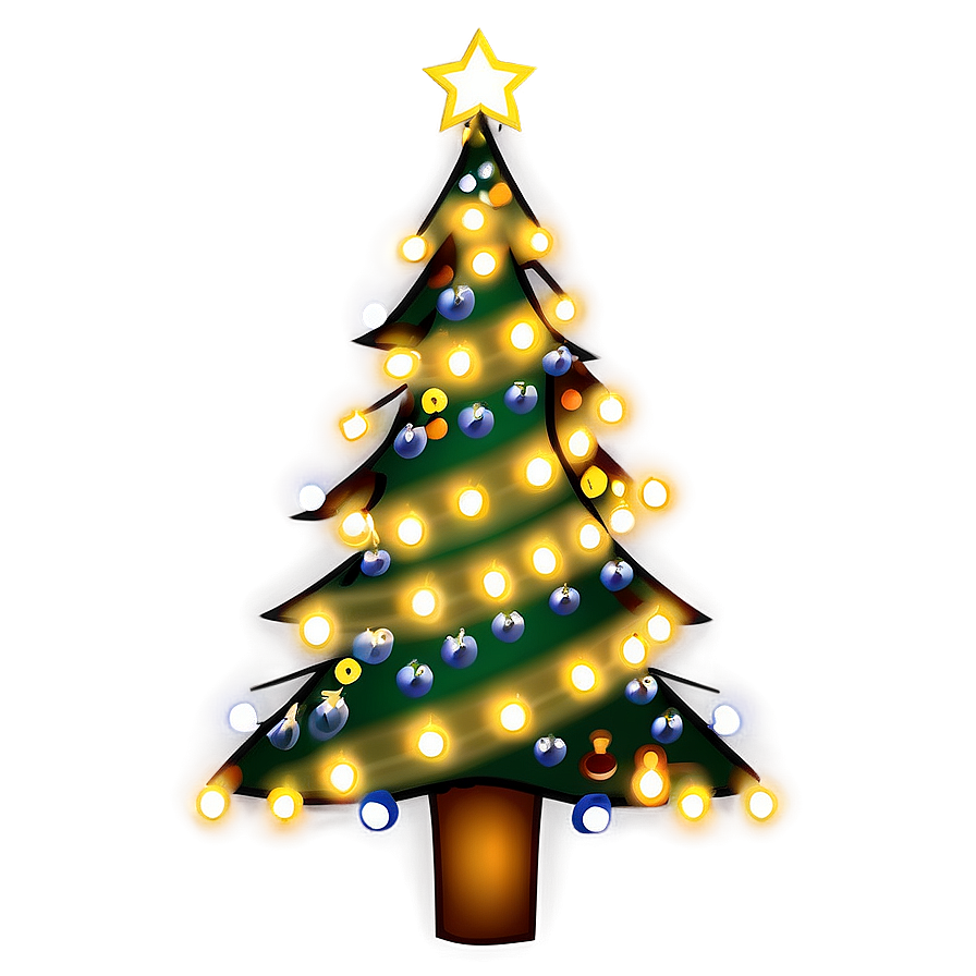 Christmas Tree Lights Png Lxl2