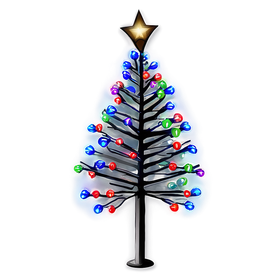 Christmas Tree Lights Png Xll32