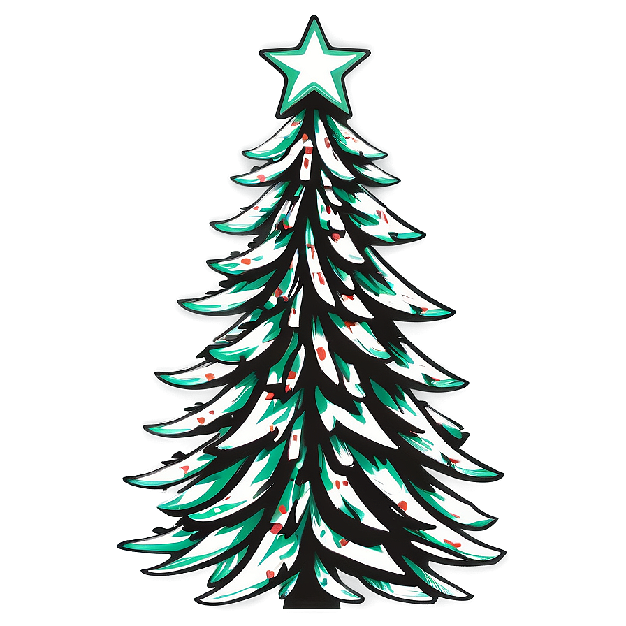 Christmas Tree Outline C