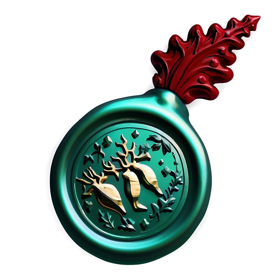 Christmas Wax Seal Png Cbg