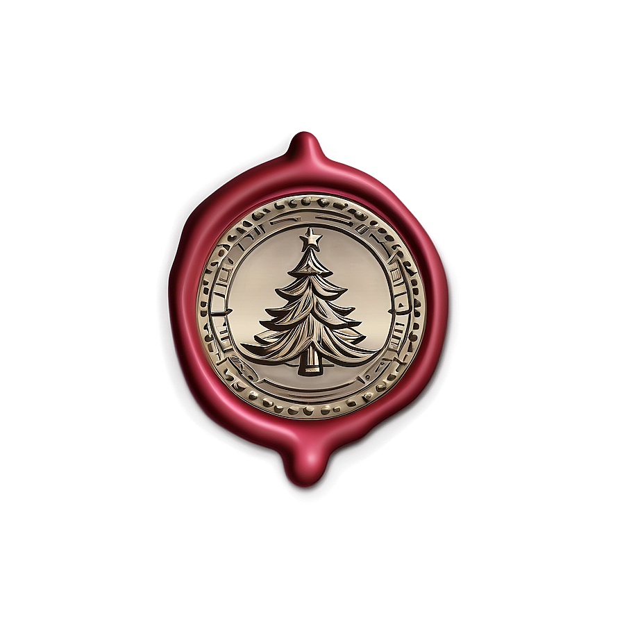 Christmas Wax Seal Png Nfo69