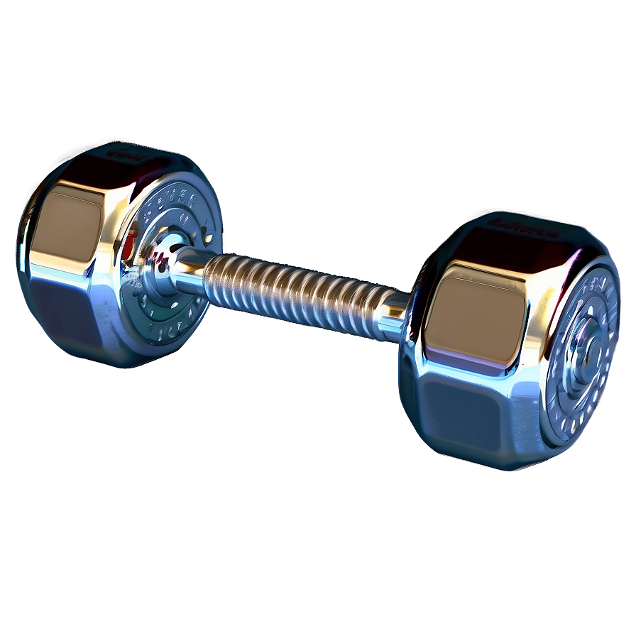 Chrome Finish Dumbbell Png Ggl