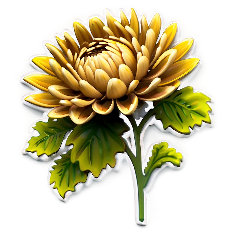 Chrysanthemum Cricut Template Png 74