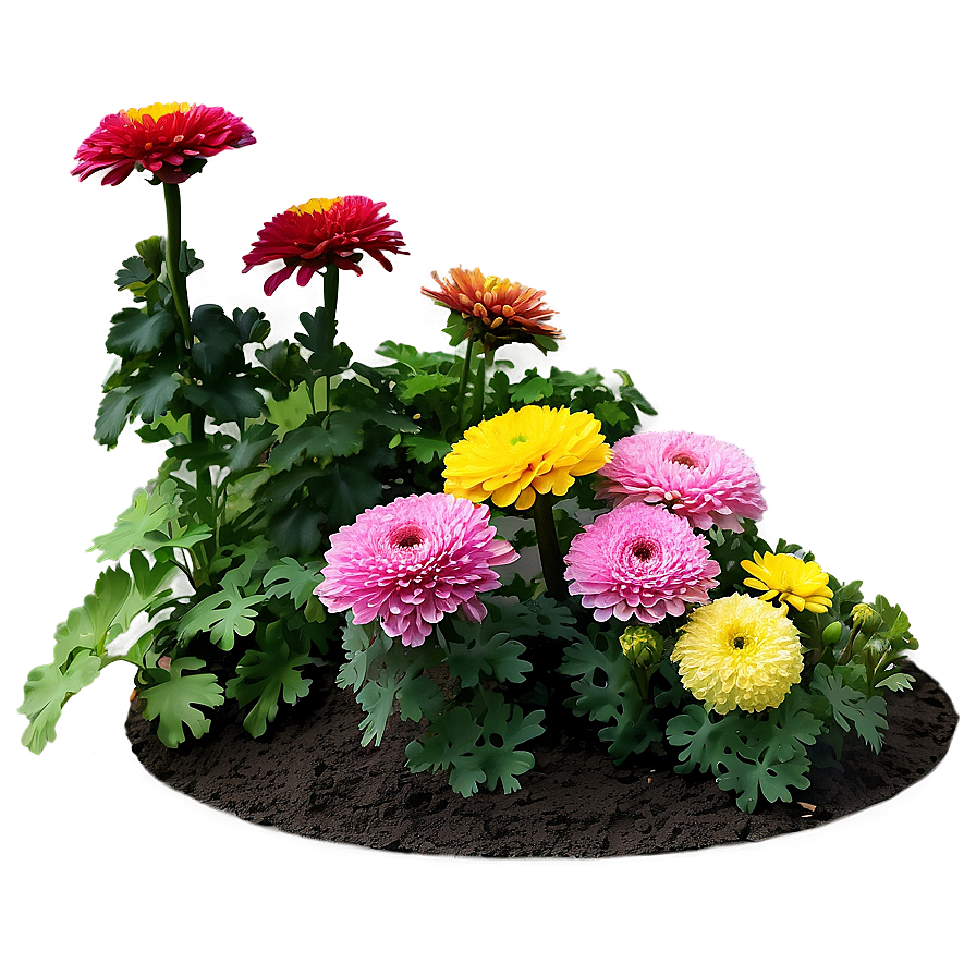 Chrysanthemum Flower Bed Png Upu