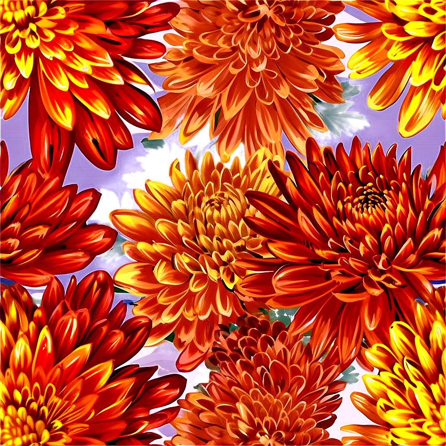 Chrysanthemum Petal Pattern Png Oah