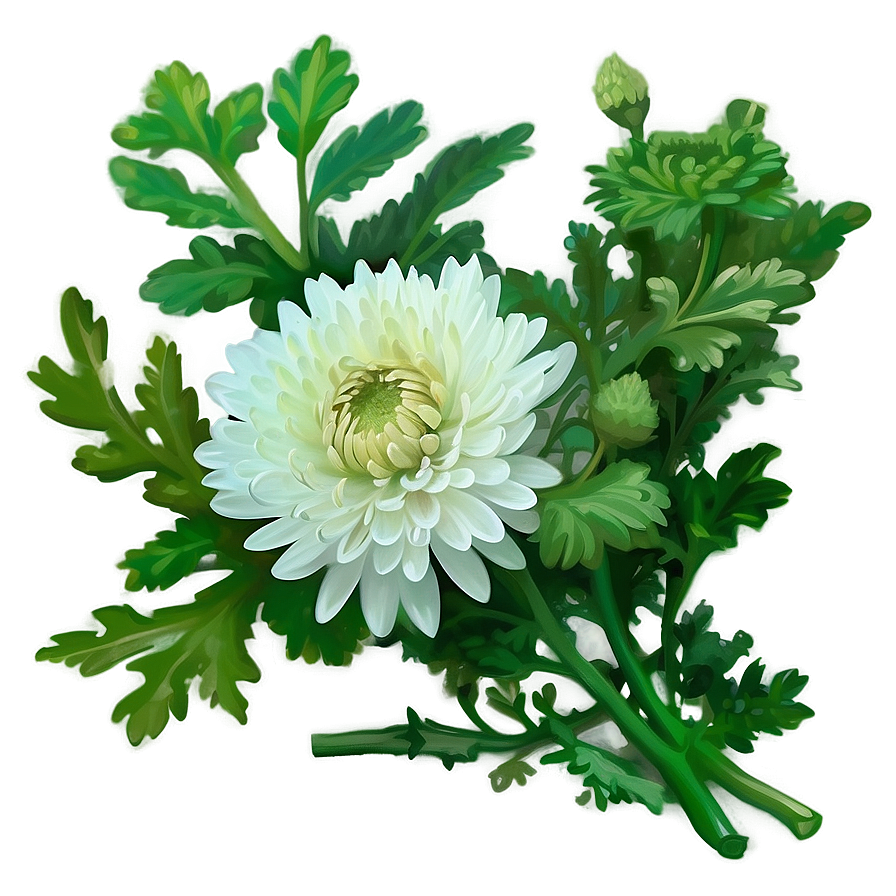 Chrysanthemum Seed Packet Png 3