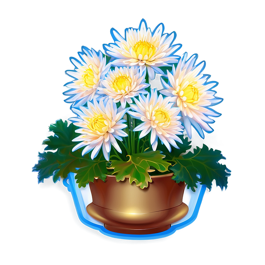 Chrysanthemum Seed Packet Png Jrn17