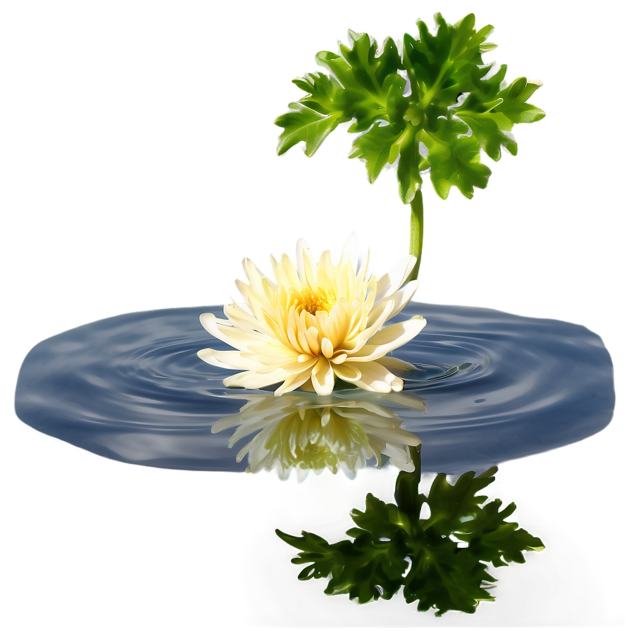 Chrysanthemum Water Reflection Png 35