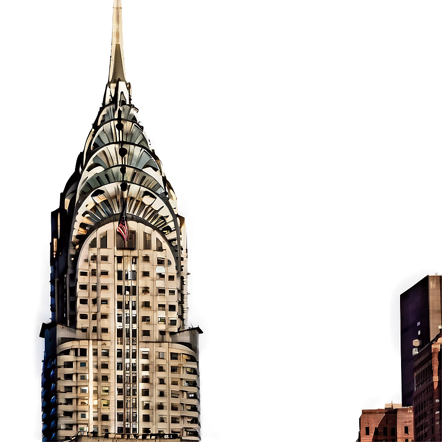 Chrysler Building At Sunset Png 5