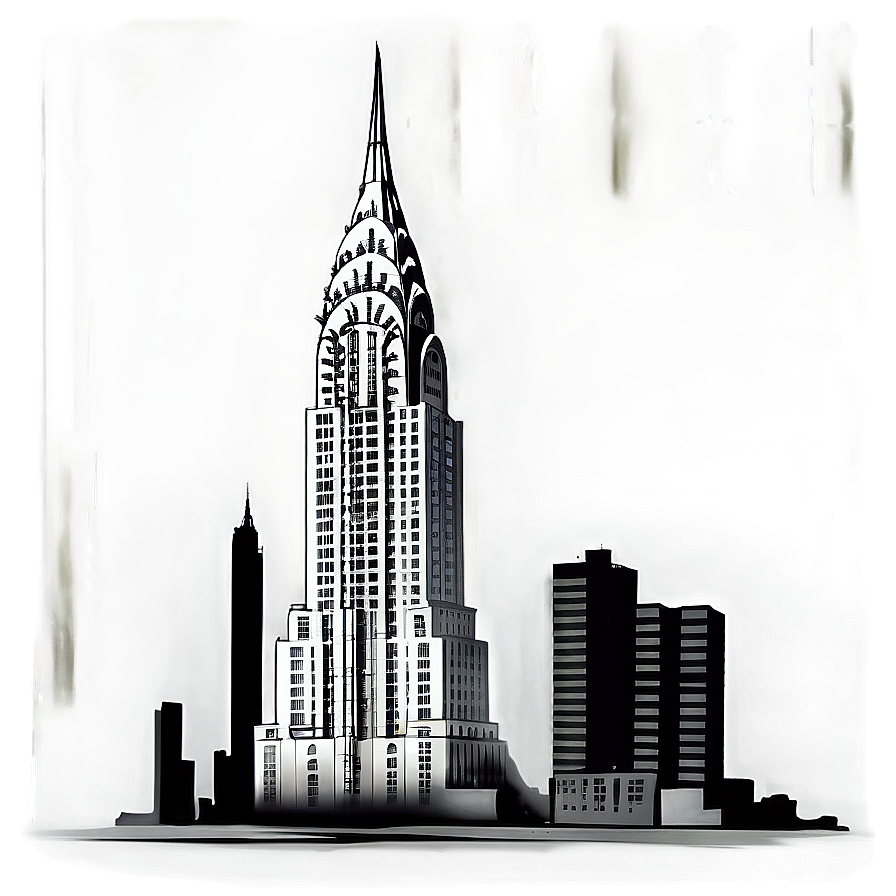 Chrysler Building Cityscape Background Png Yyl