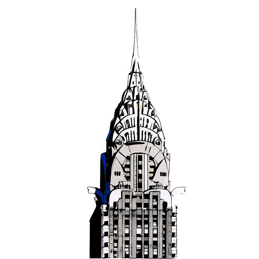 Chrysler Building Gothic Features Png Mxy74