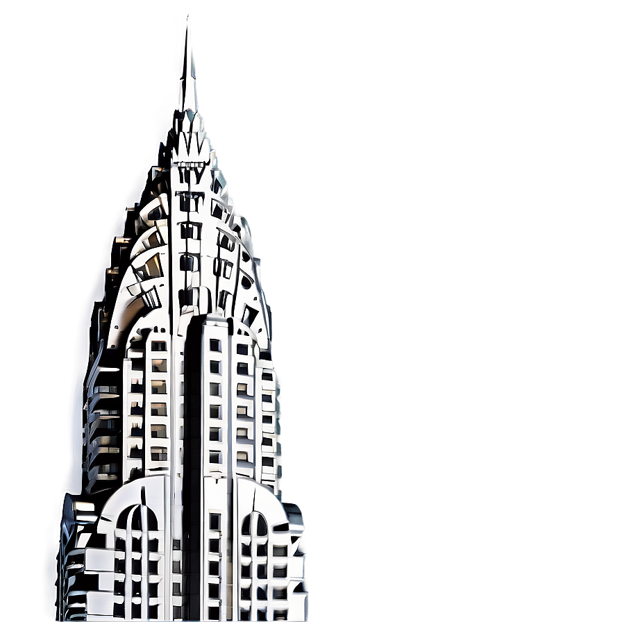 Chrysler Building Historical Image Png 8