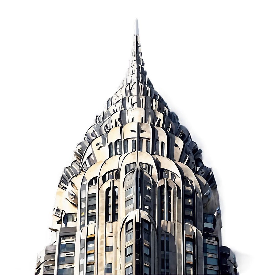 Chrysler Building In Fog Png Utm89