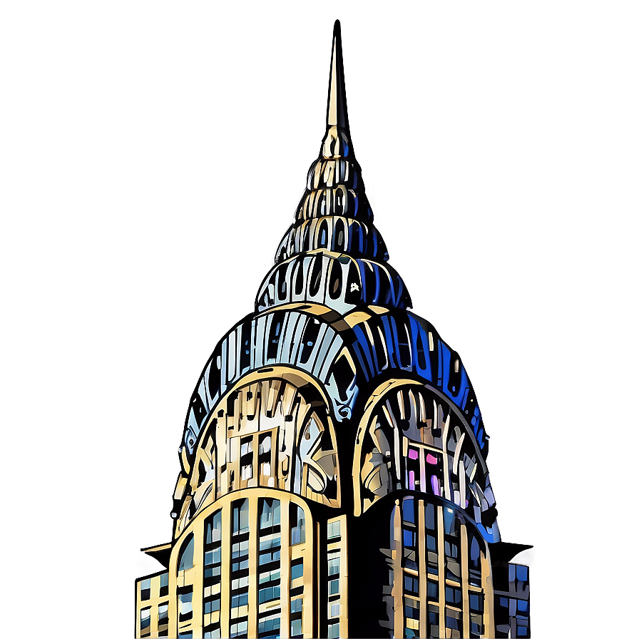 Chrysler Building In Rain Png Uot91